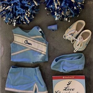 🌟 American Girl: Cheerleader Outfit & Accessories. Excellent Condition/Like New.